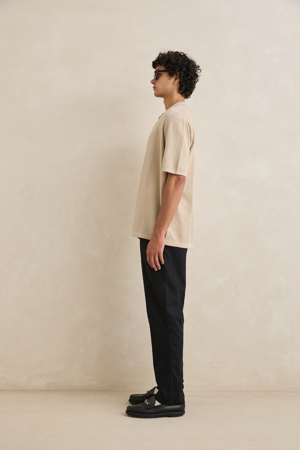Men's Rhythm Textured Knit S/S Shirt