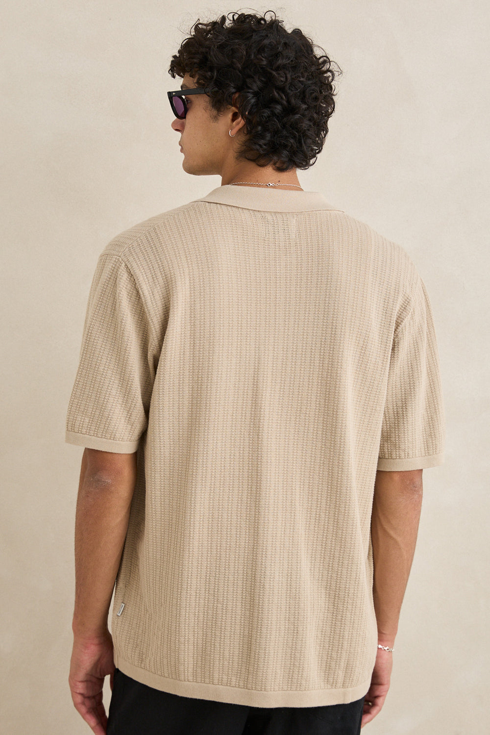 Men's Rhythm Textured Knit S/S Shirt