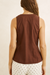 Women's Rhyhthm Venice Wrap Vest in Chocolate