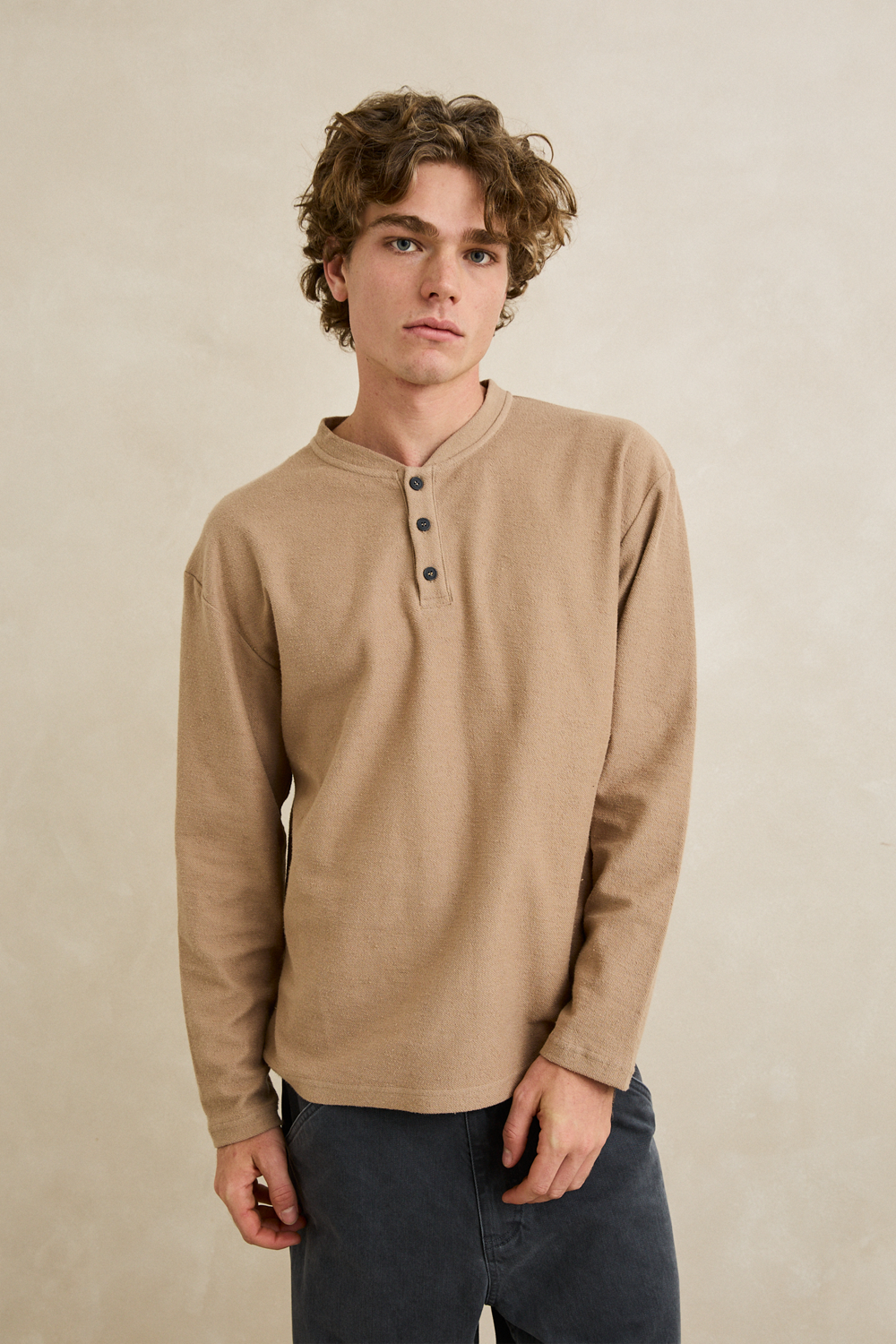 Men's Rhythm Vintage L/S Terry in Incense