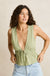 Women's Rhythm Vista Stripe Tie Front Top