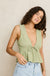 Women's Rhythm Vista Stripe Tie Front Top