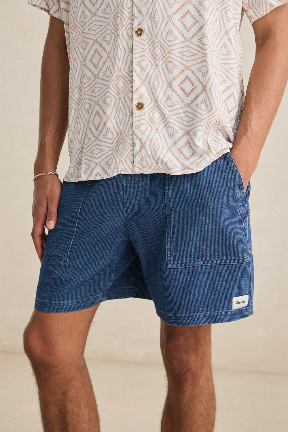 Men's Rhythm Textured Wale Jam Short