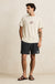 Men's Rhythm Textured Wale Jam Short in Dark Indigo