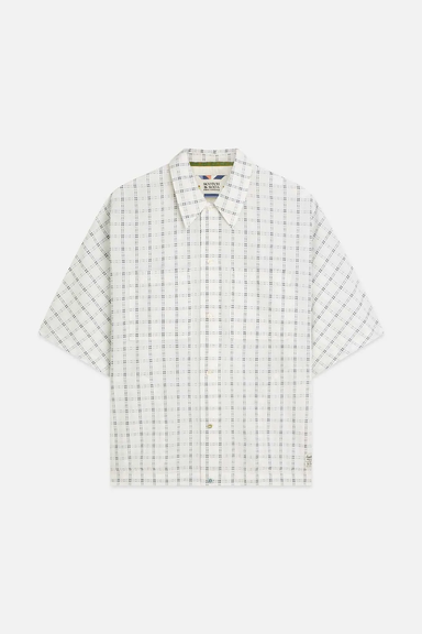 Men's Scotch & Soda Check Loose Fit S/S Shirt