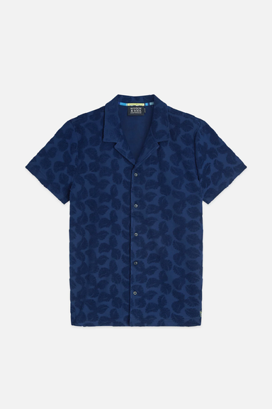 Men's Scotch & Soda Terry Jacquard S/S Shirt