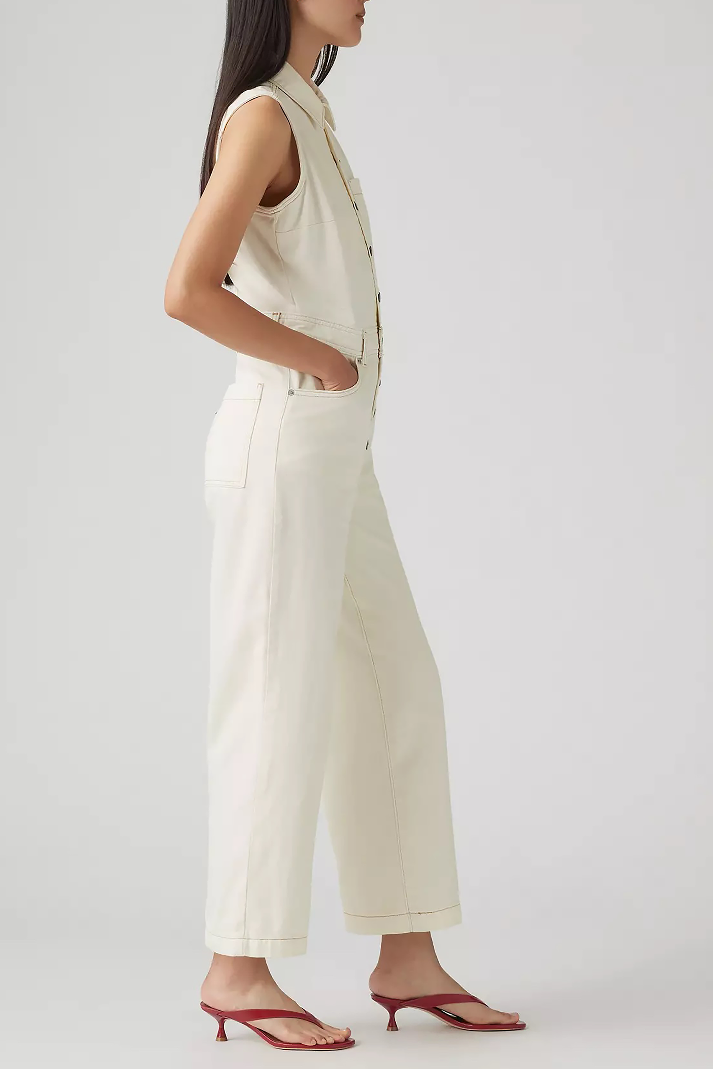 Sleeveless Jumpsuit in Serenity Tomorrow