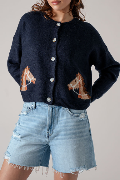 Women's Horse Detail Cardigan