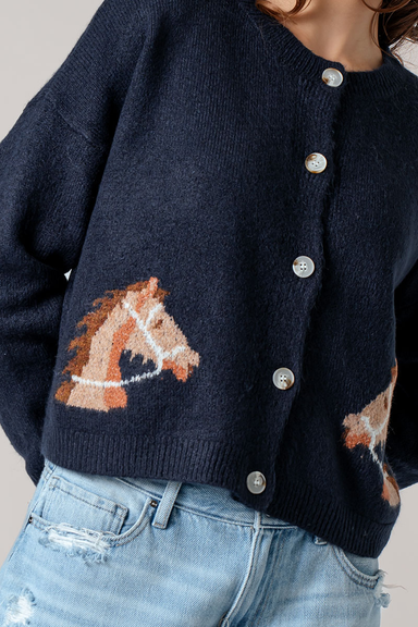 Women's Horse Detail Cardigan