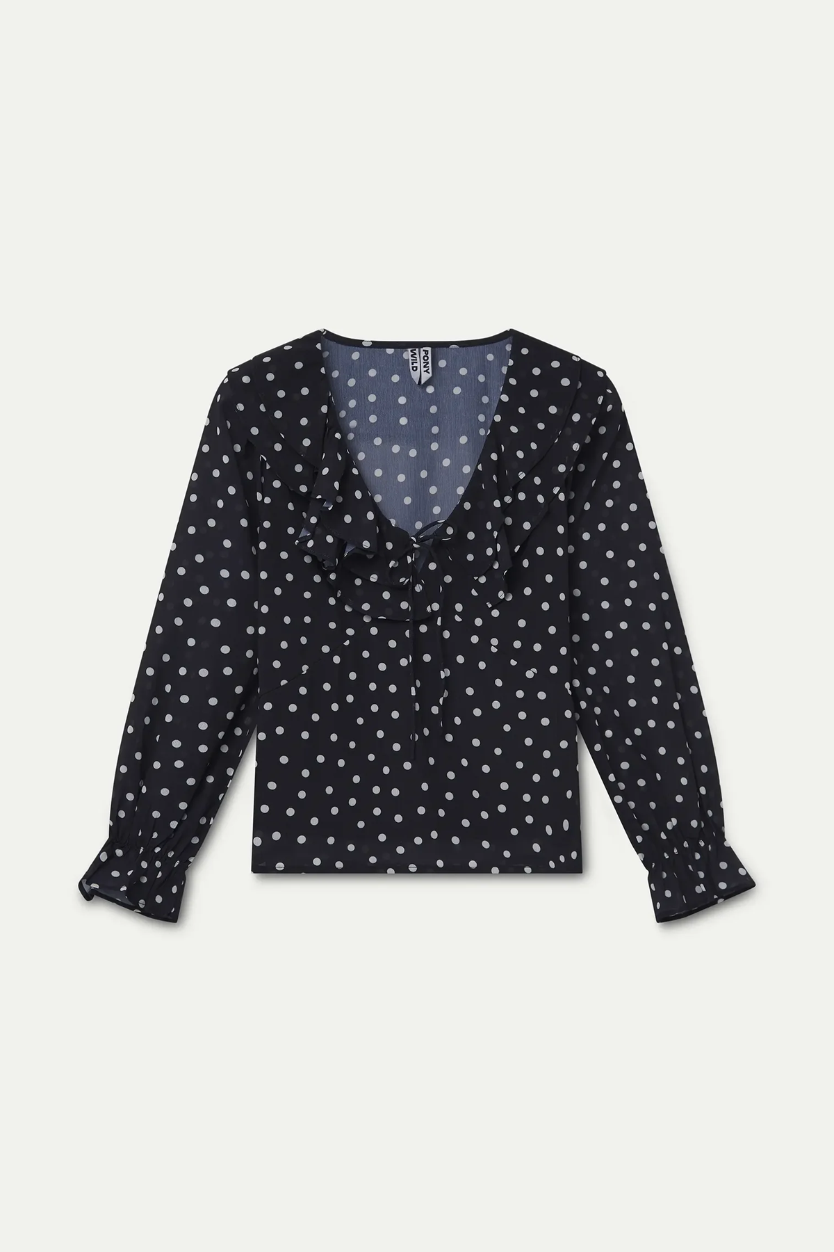 Women's Wild Pony Tiara Polka Dot Blouse