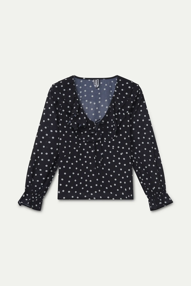 Women's Wild Pony Tiara Polka Dot Blouse