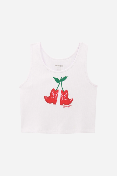 Women's Wrangler Cherries Slim Crop Tank
