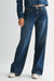 Low Rise Wide Baggy in Dark Wash - Philistine
