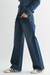 Low Rise Wide Baggy in Dark Wash - Philistine