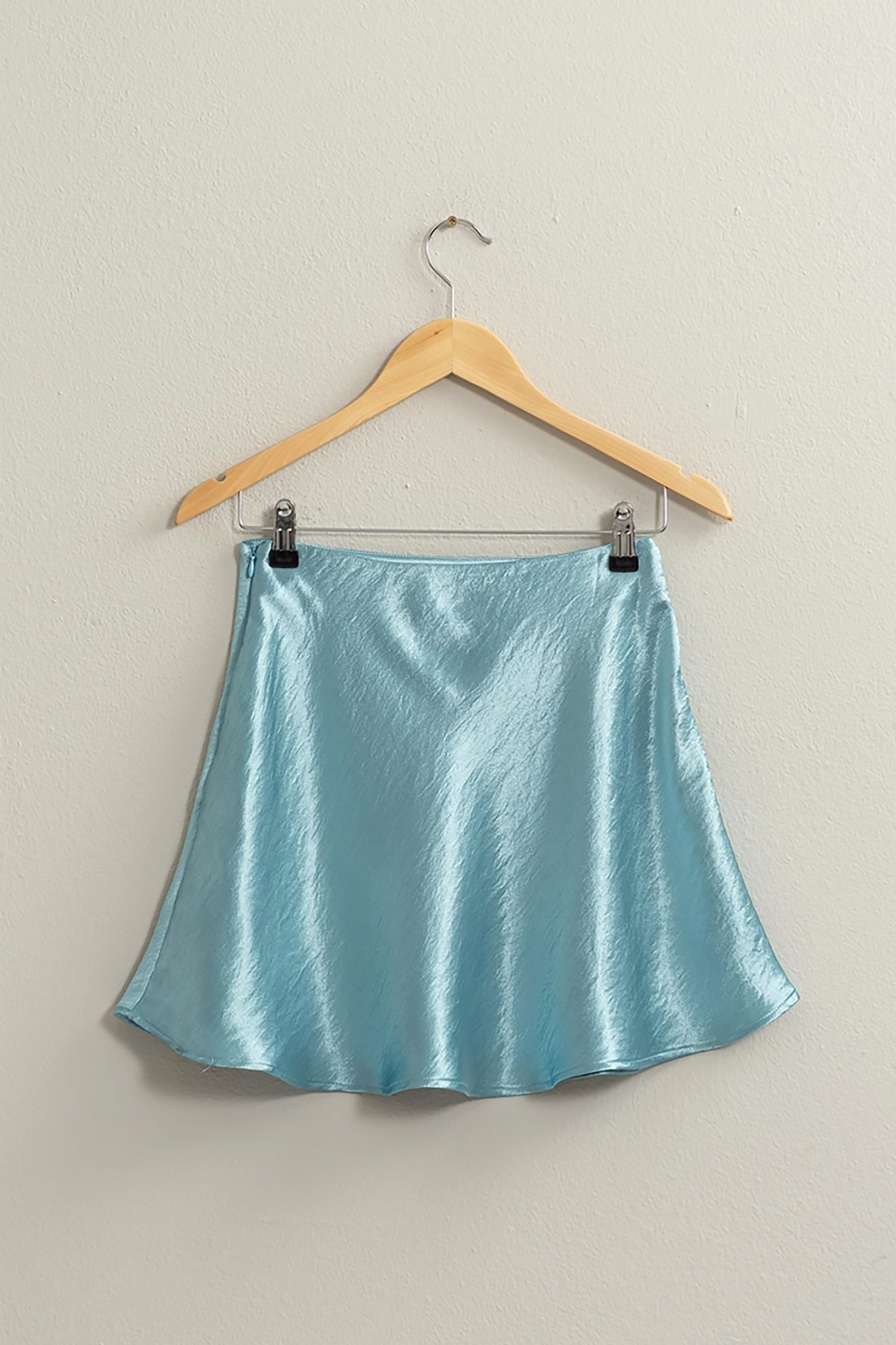 Brady Mini Skirt in Dolphin Blue