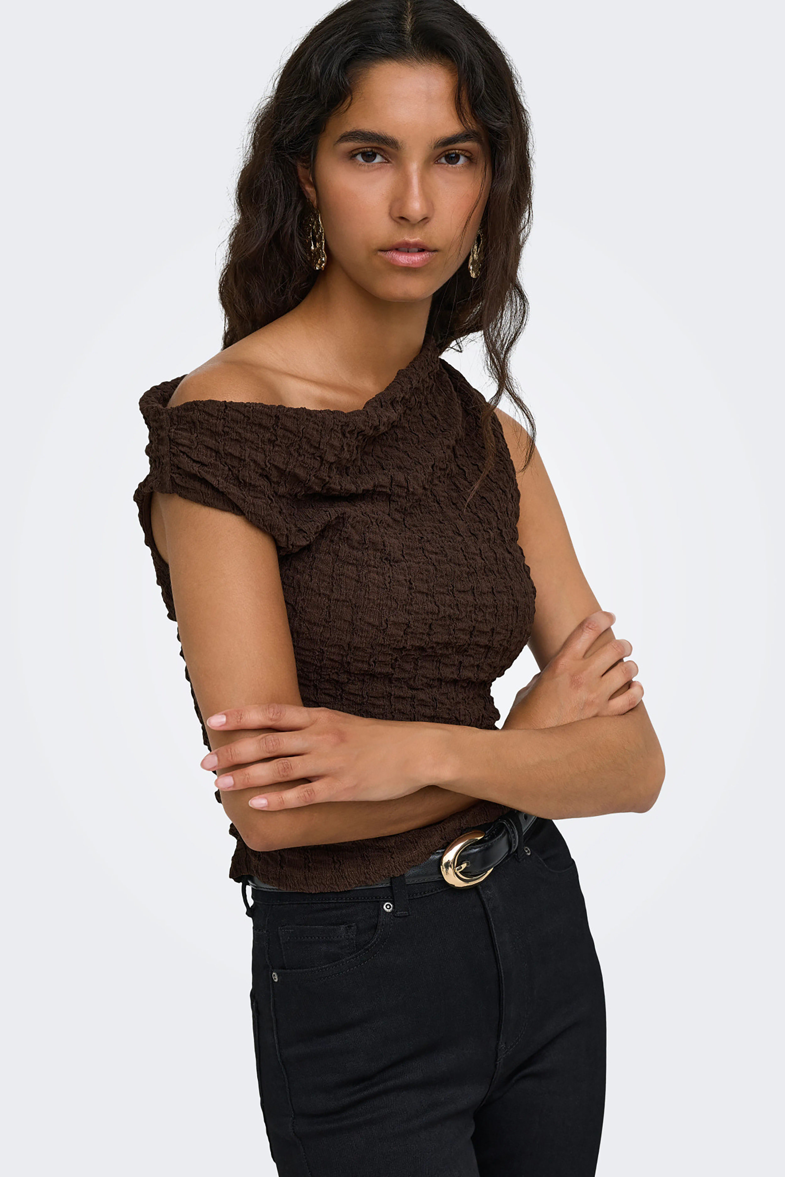 Bubble Off Shoulder Top