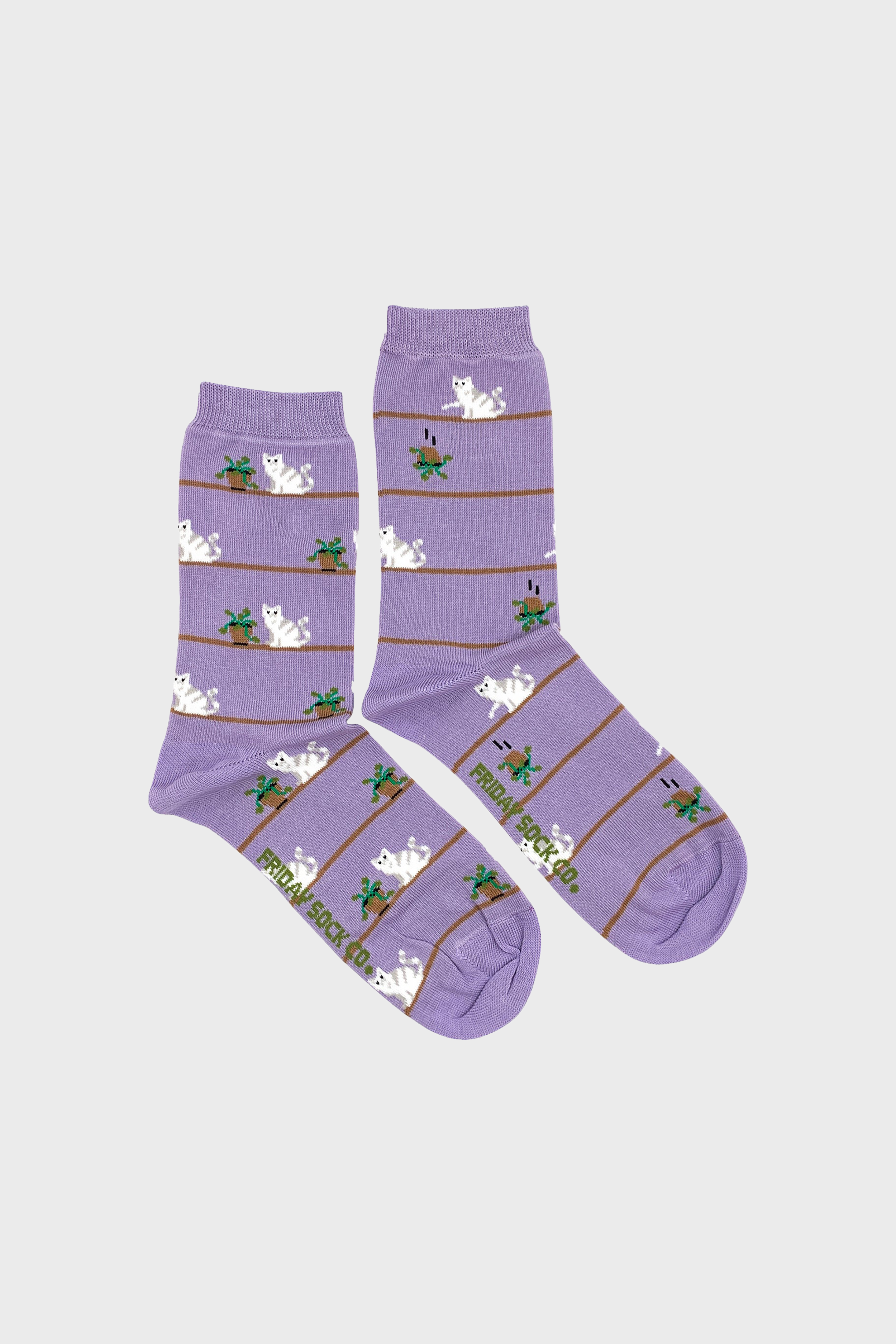 Women's Cat & Plant Socks