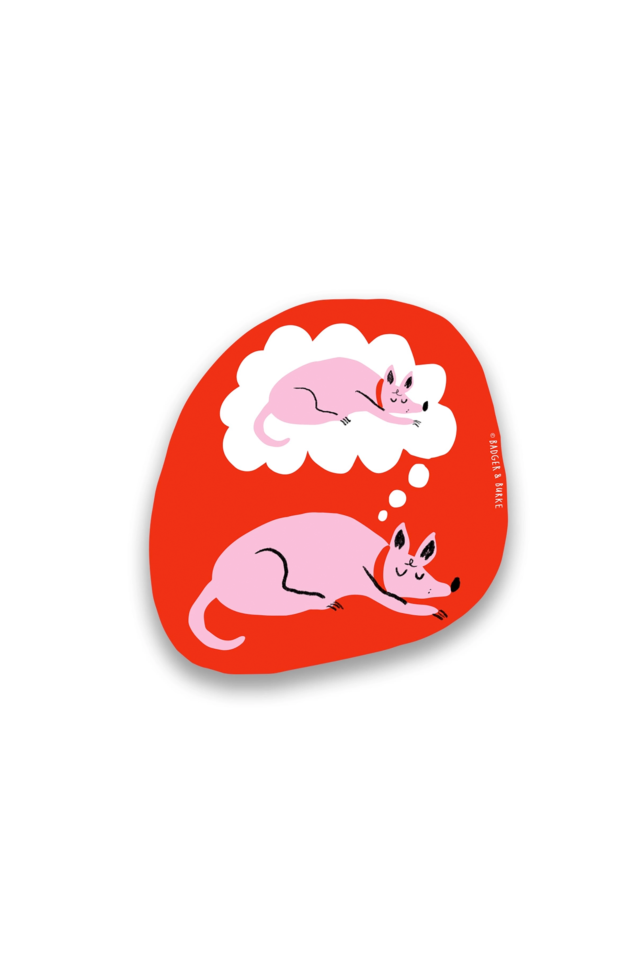 Dreaming Dog Sticker