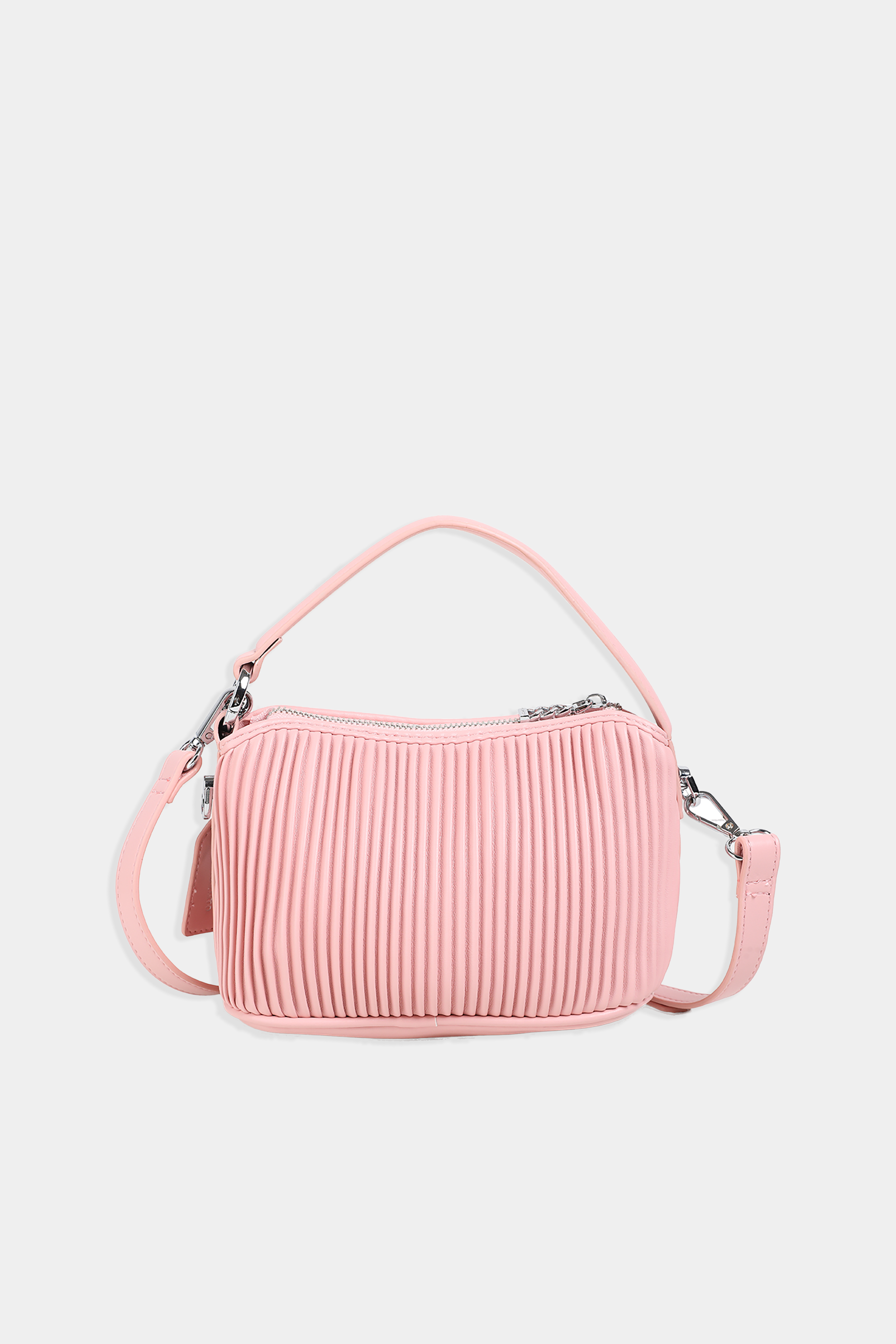 Ella Crossbody in Light Pink Pleated