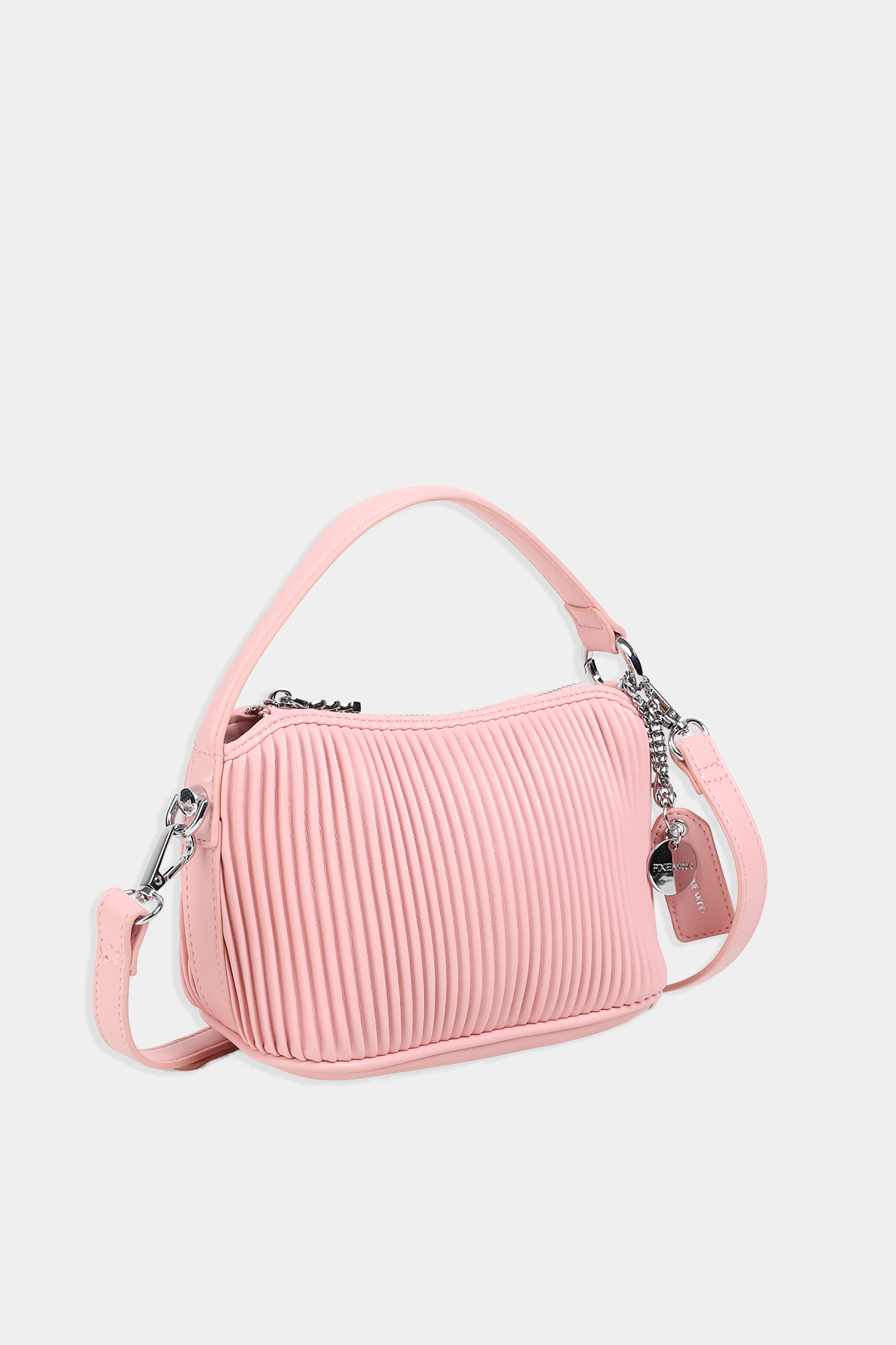 Ella Crossbody in Light Pink Pleated