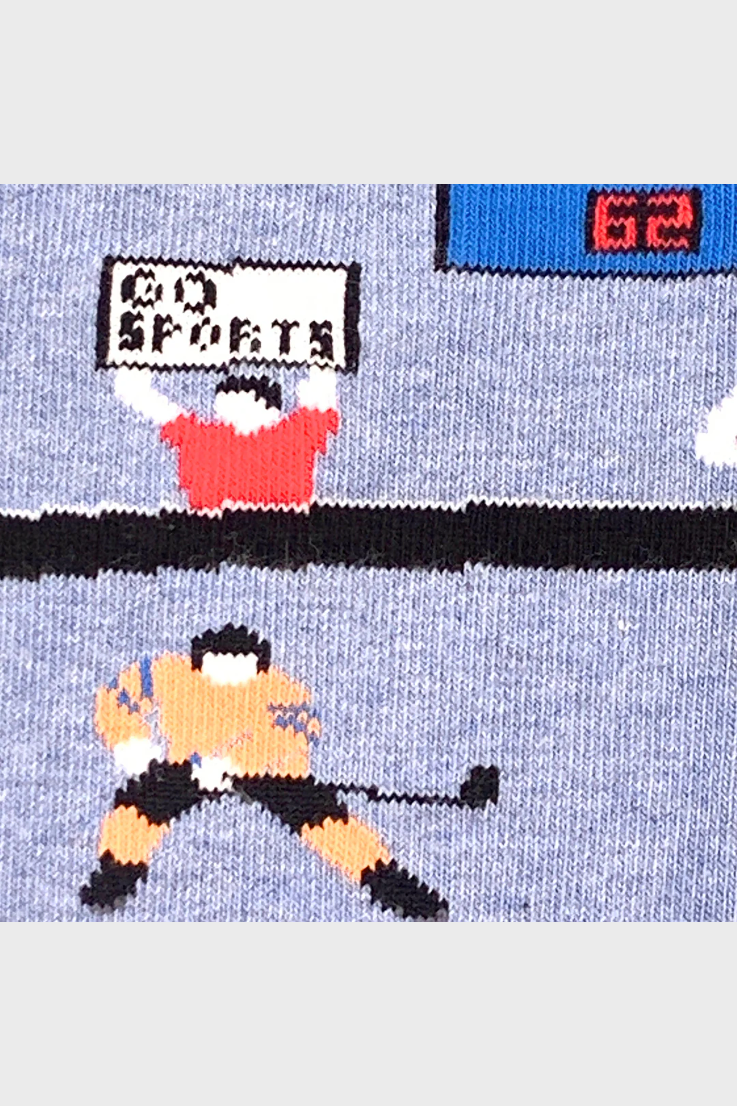 Men's Funny Hockey Scene Socks