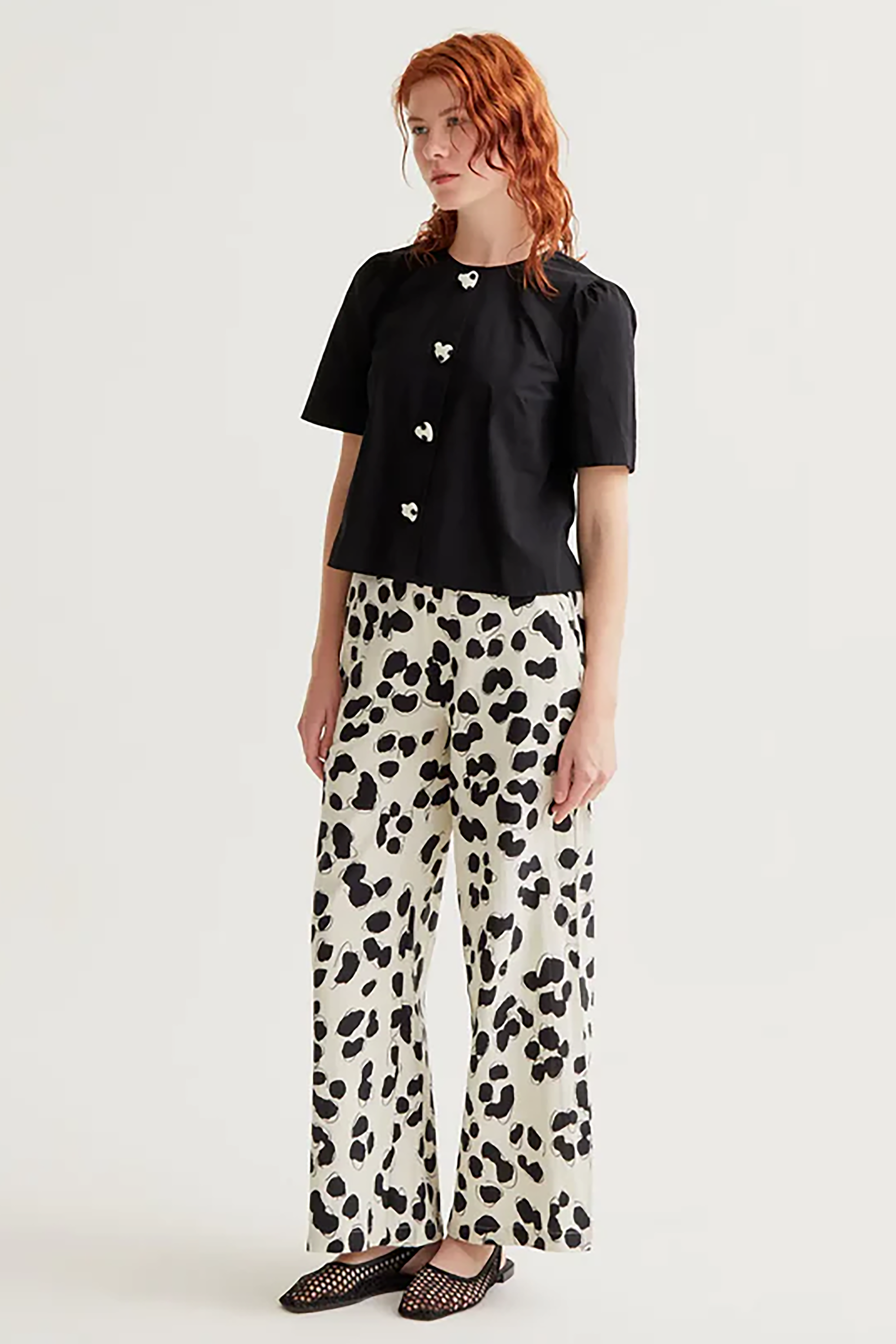 Heart Button Blouse