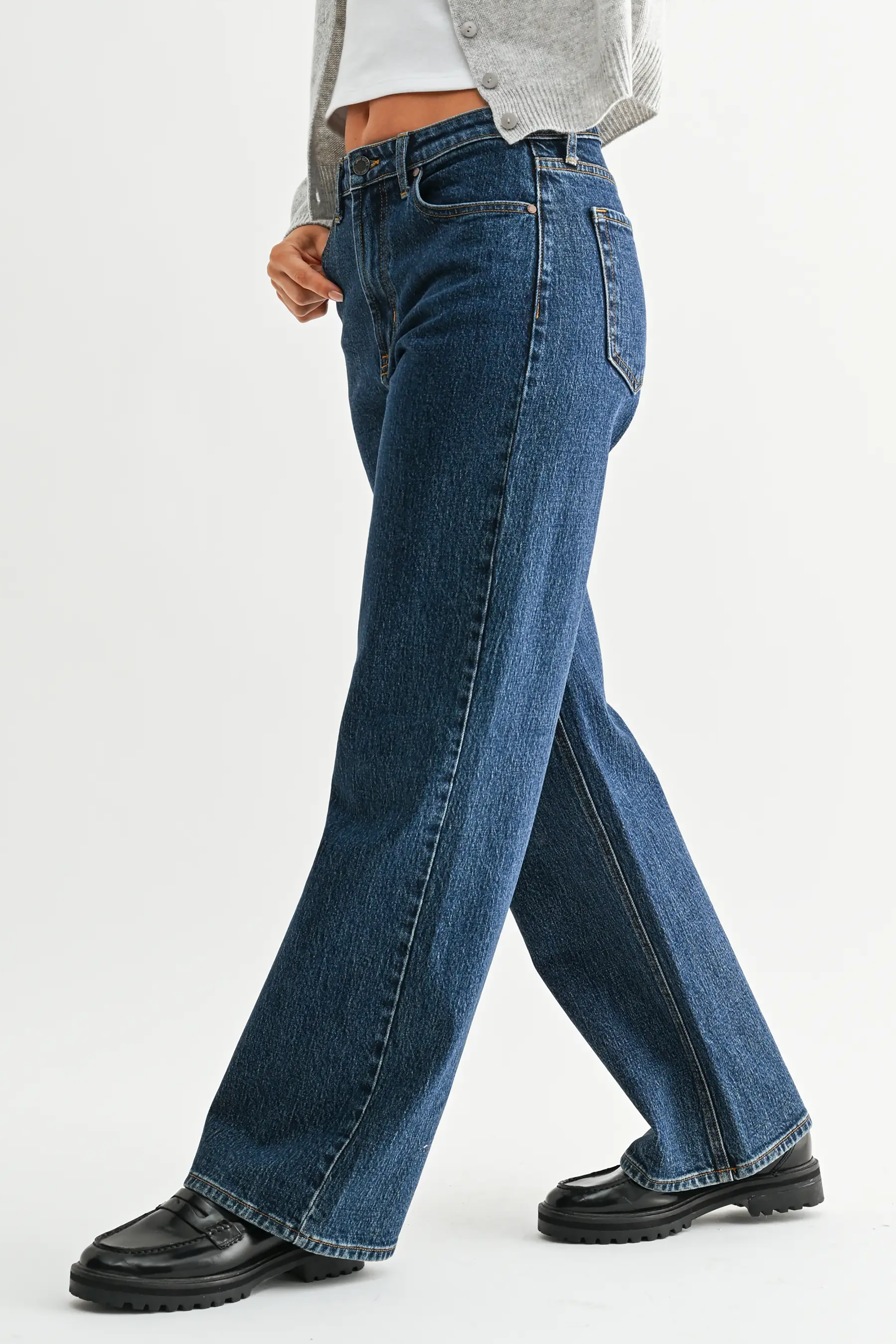 Full Length Straight in Dark Wash - Philistine