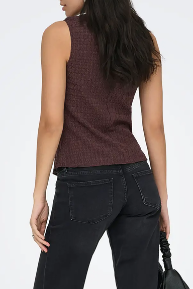 Ilse Structured Vest - Philistine