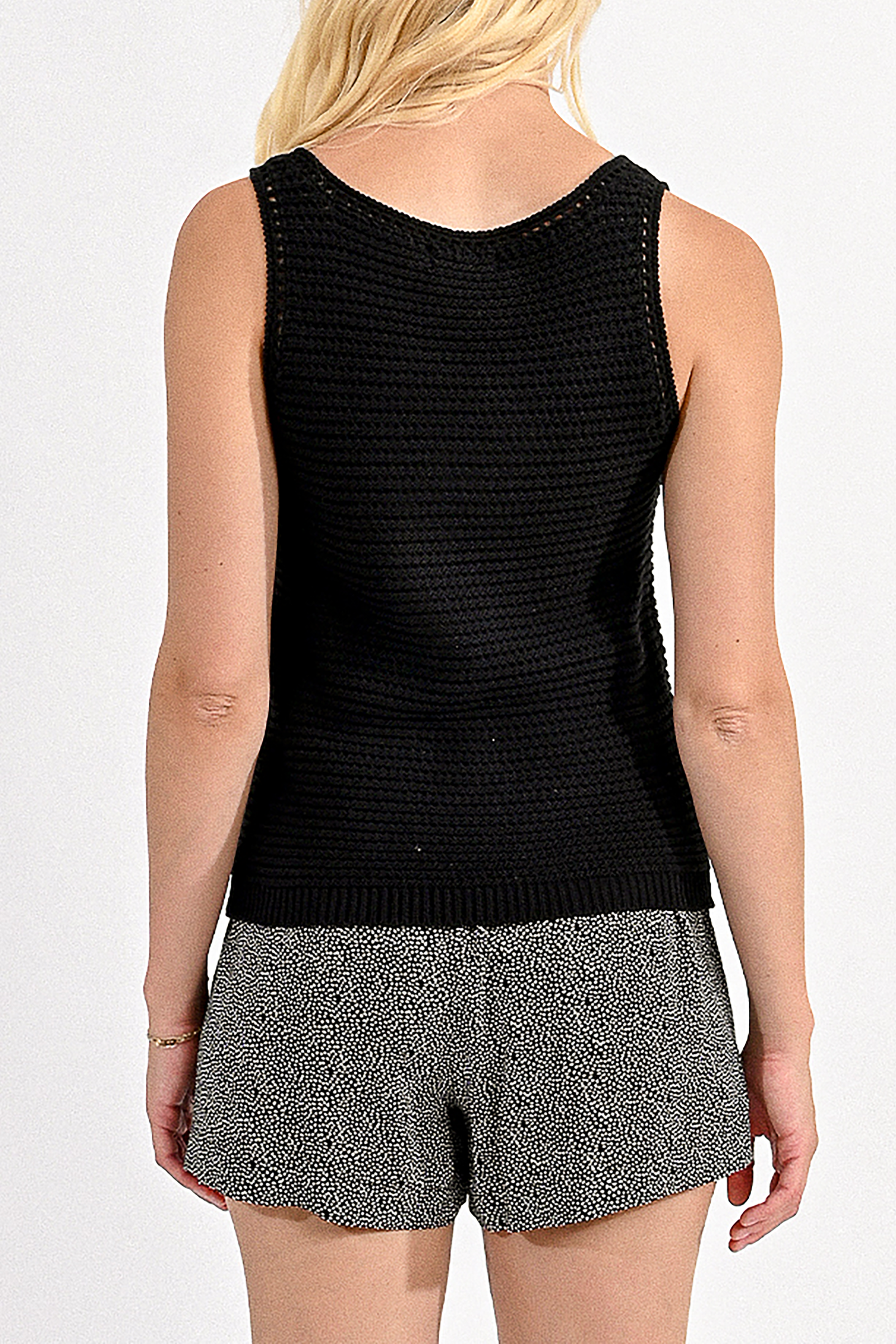 Knit Tank in Black