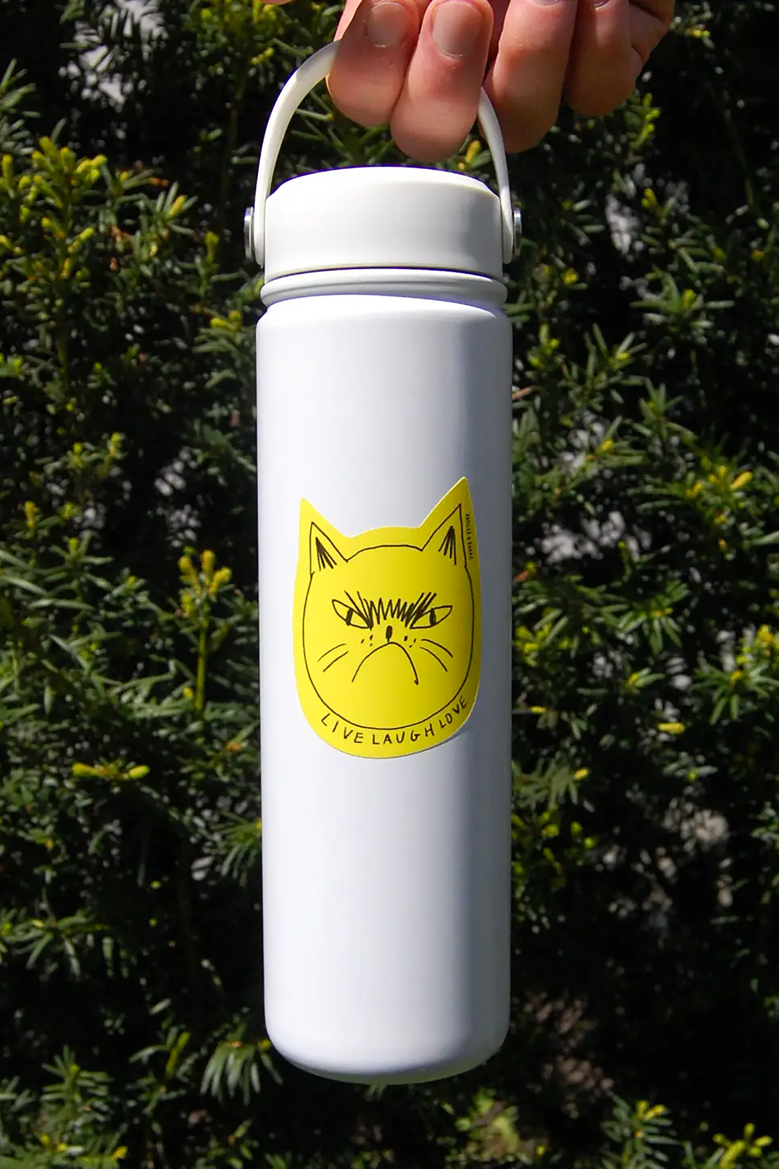 Snitty Kitty "Live, Laugh, Love" Sticker