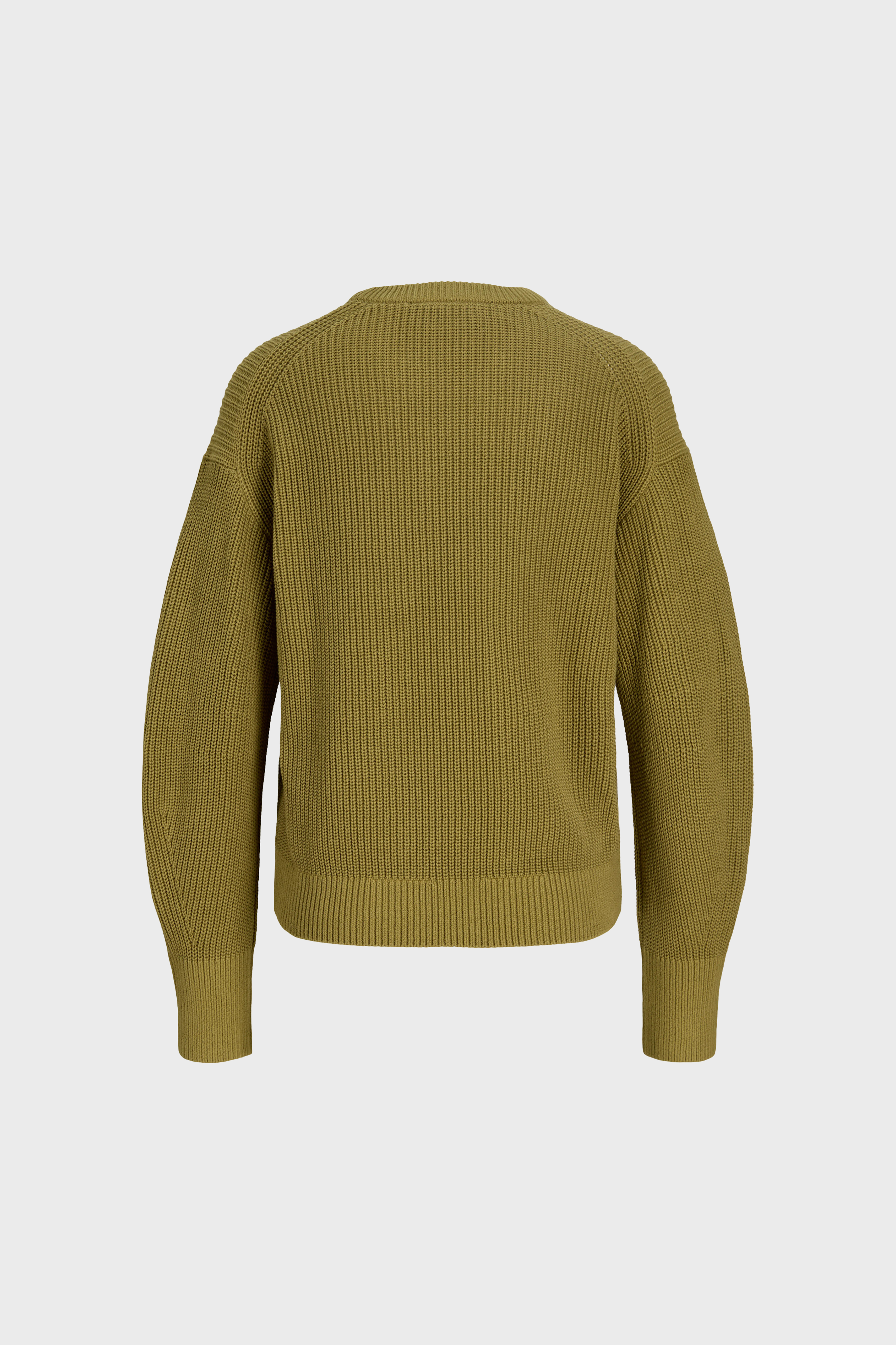 Mila Knit Crew in Green Moss