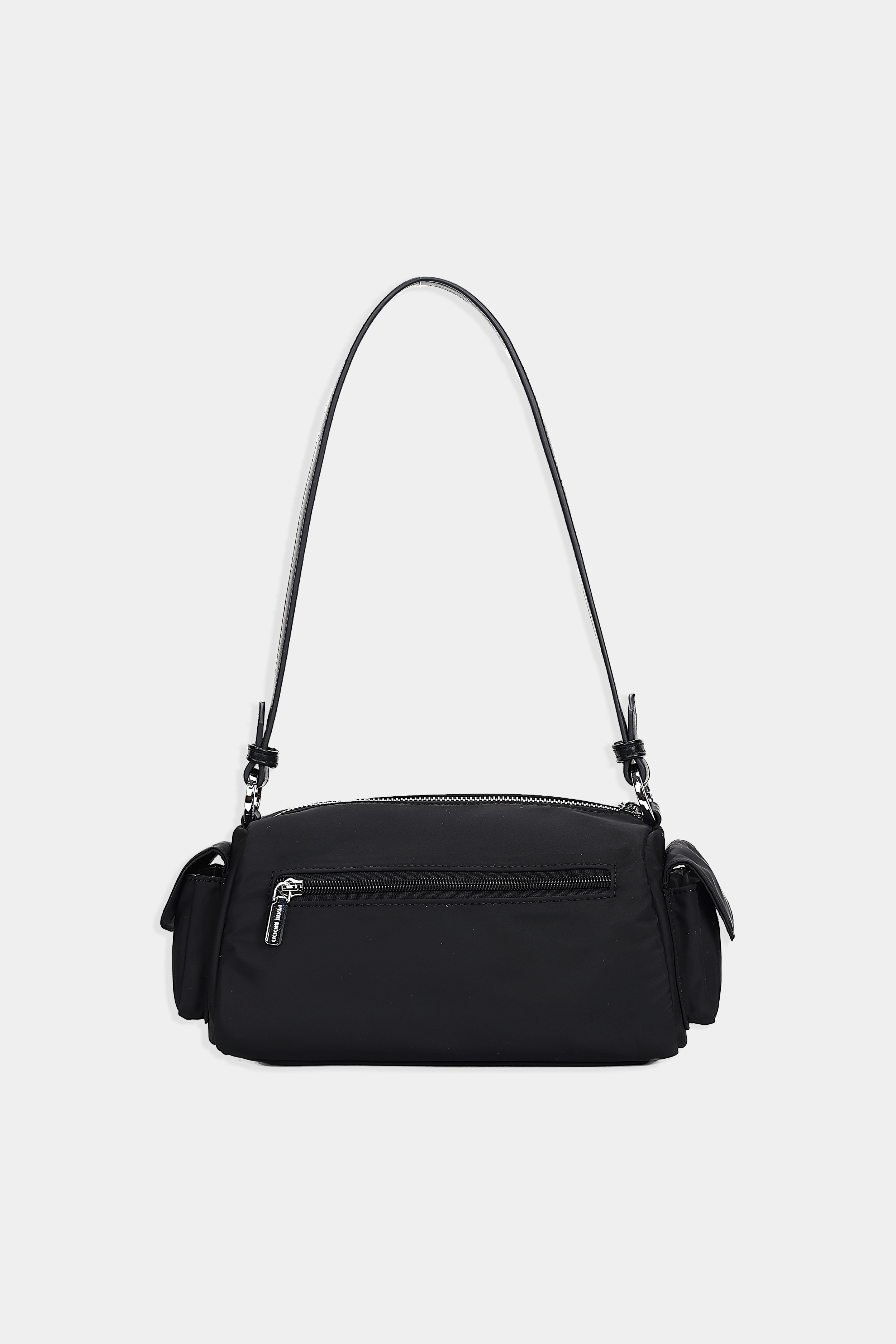 Nova Shoulder Bag in Black Nylon
