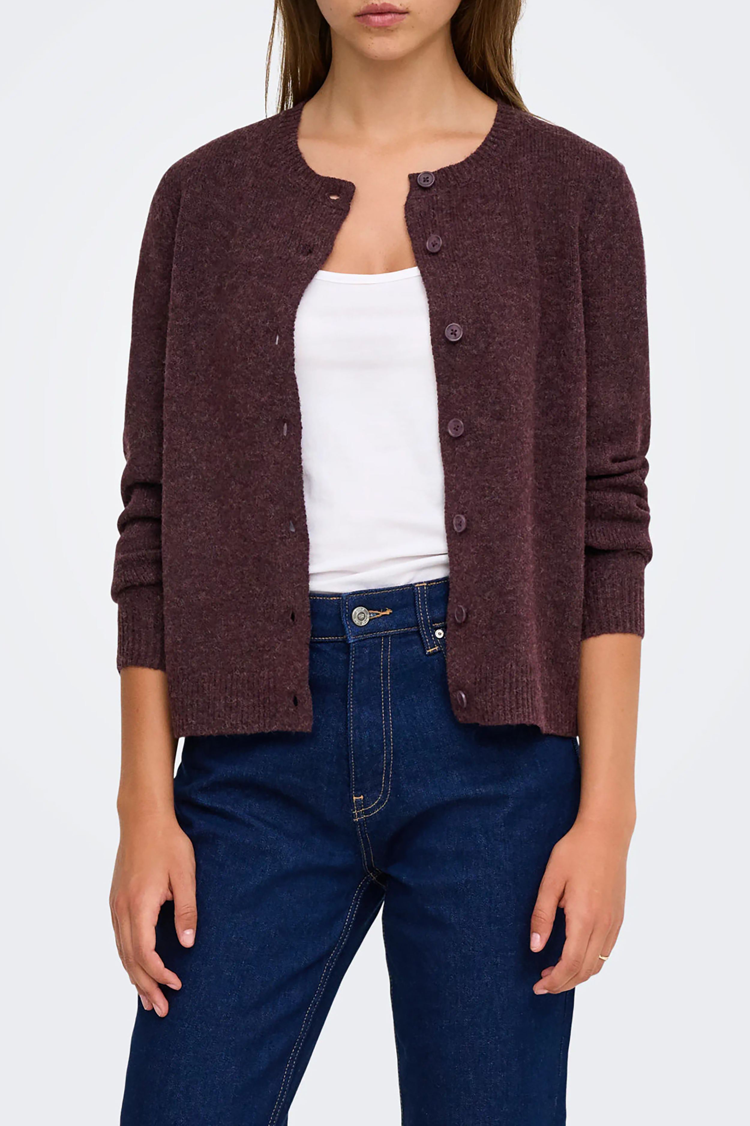 Olivia Cardigan in Fudge