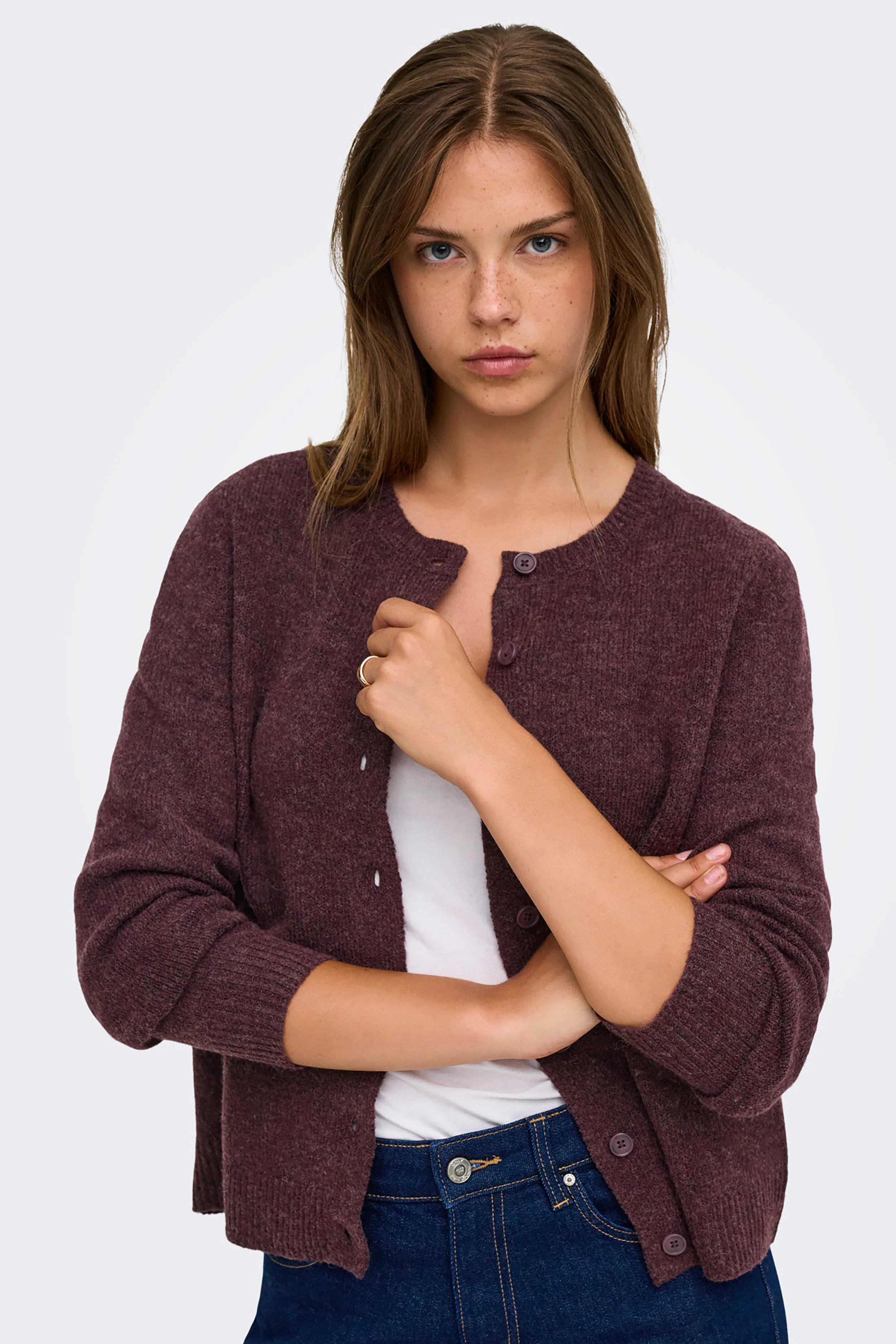 Olivia Cardigan in Fudge