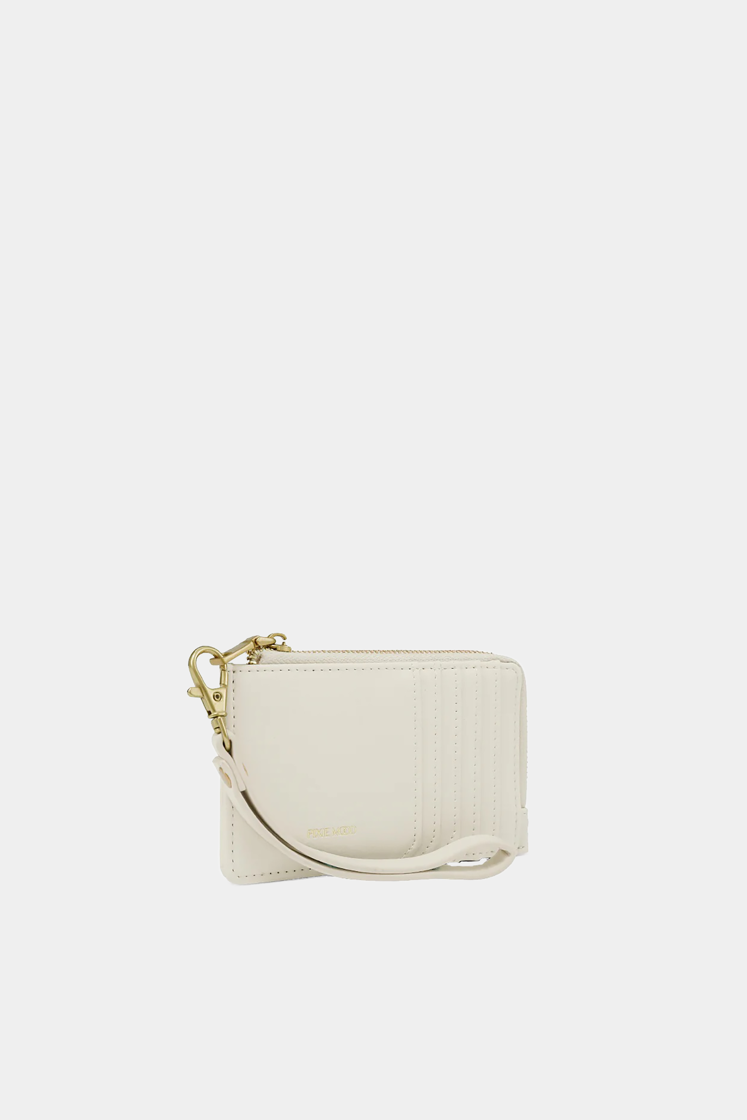 Quinn Card Wallet in Coconut Cream