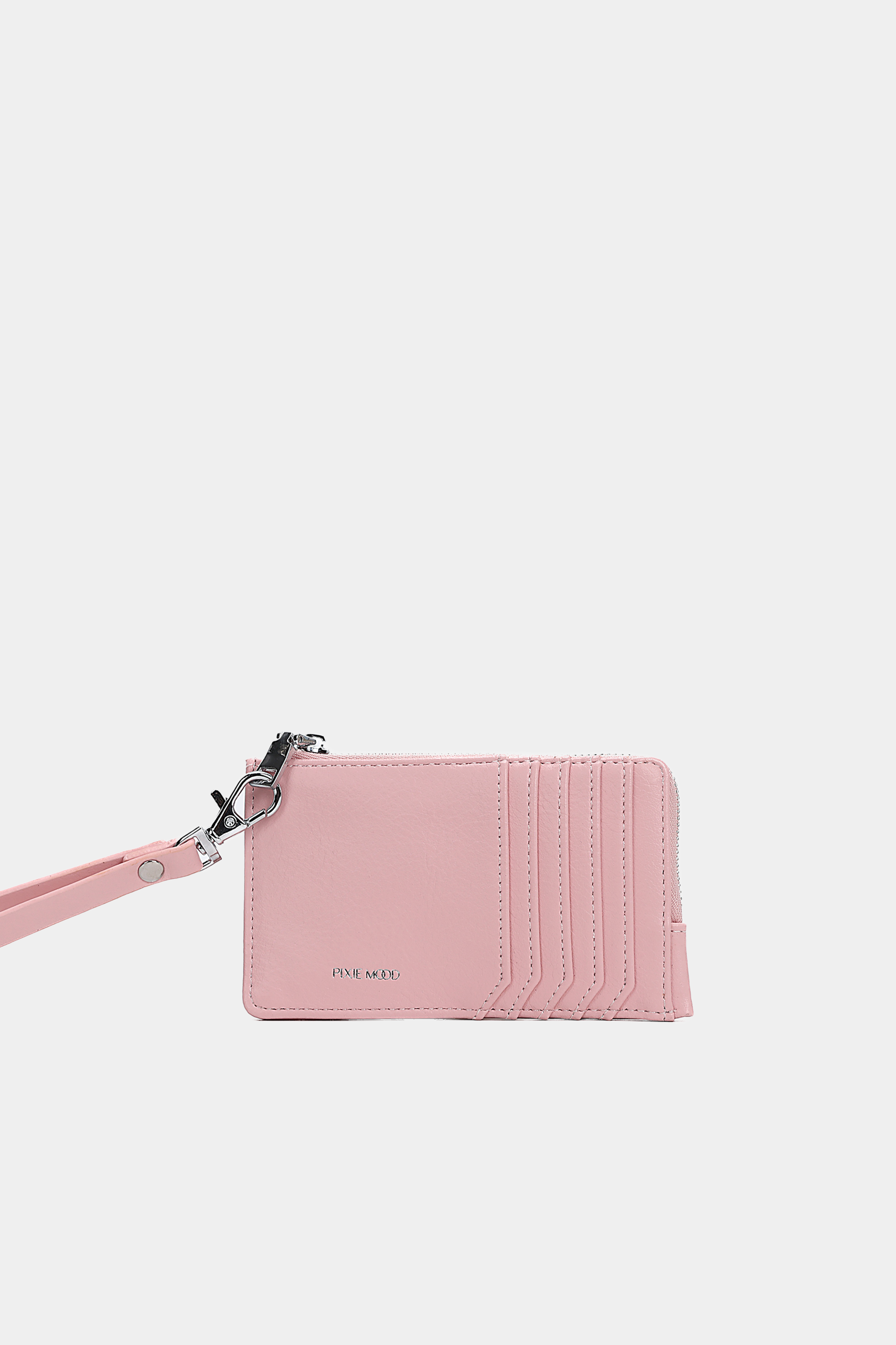 Quinn Card Wallet in Light Pink