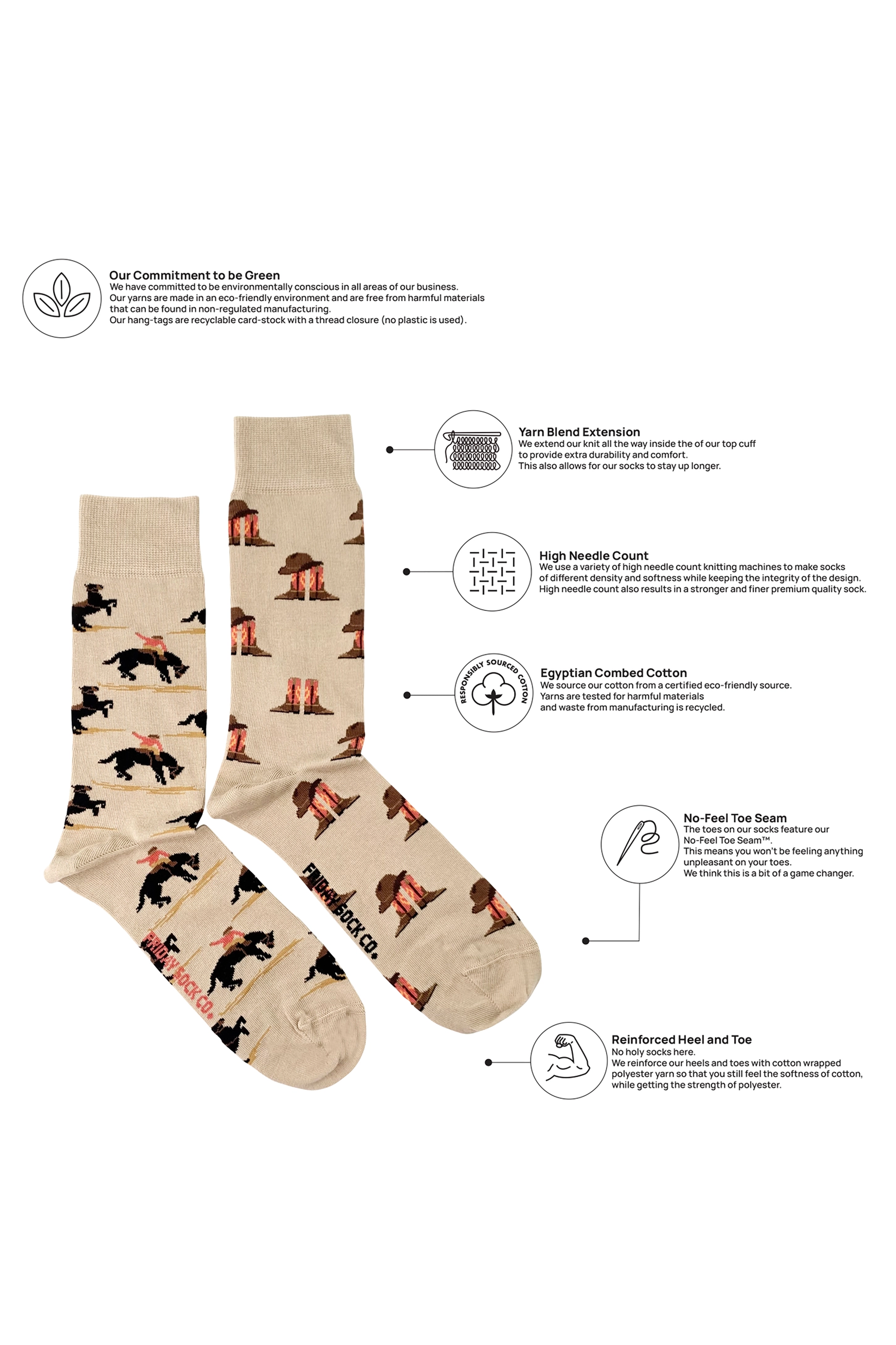 Men's Western Socks