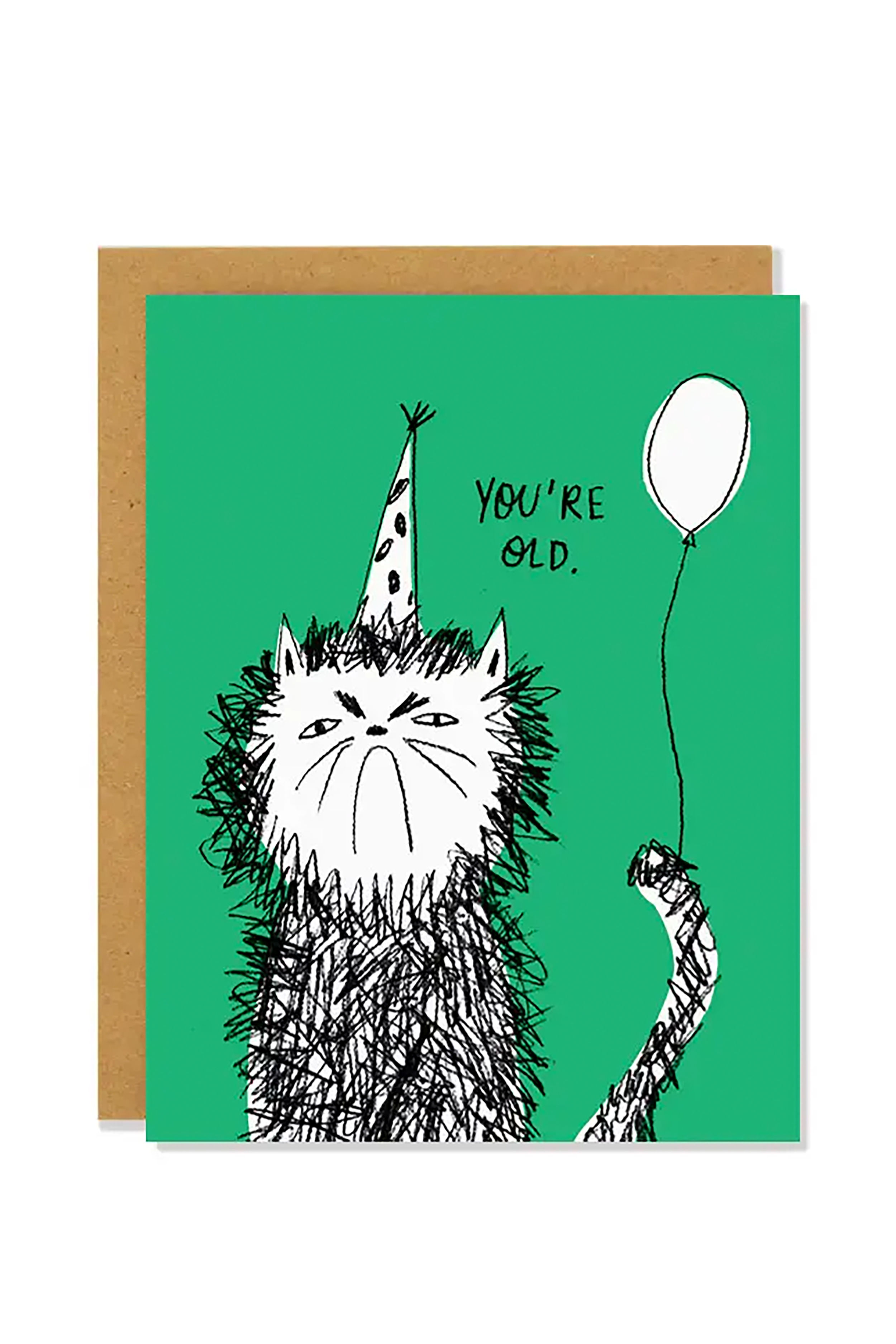 Snitty Kitty Birthday Card