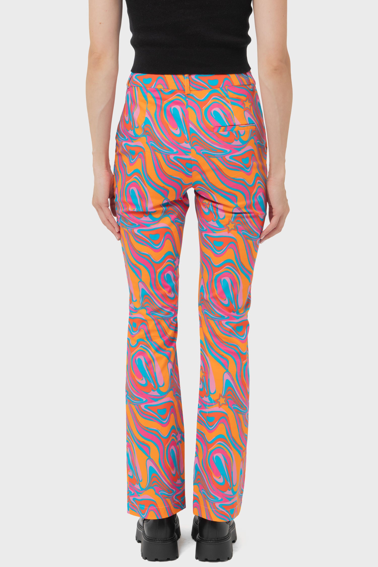 Women's Another Girl Cynthia Starr Swirl Print Flares