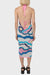 Women's Another Girl Psychedelic Intarsia Halter Midi Dress