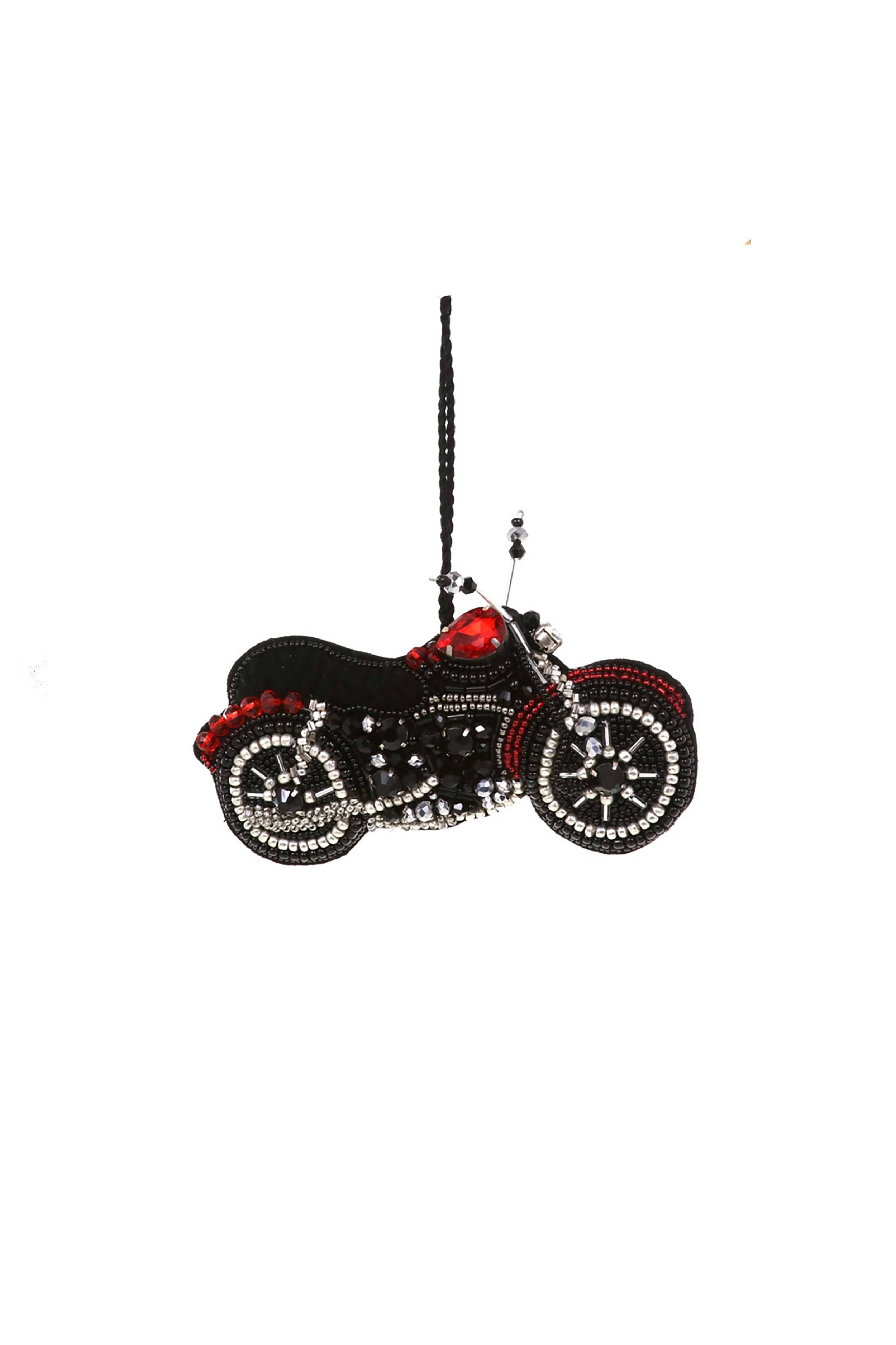 Beaded Motorcycle Ornament