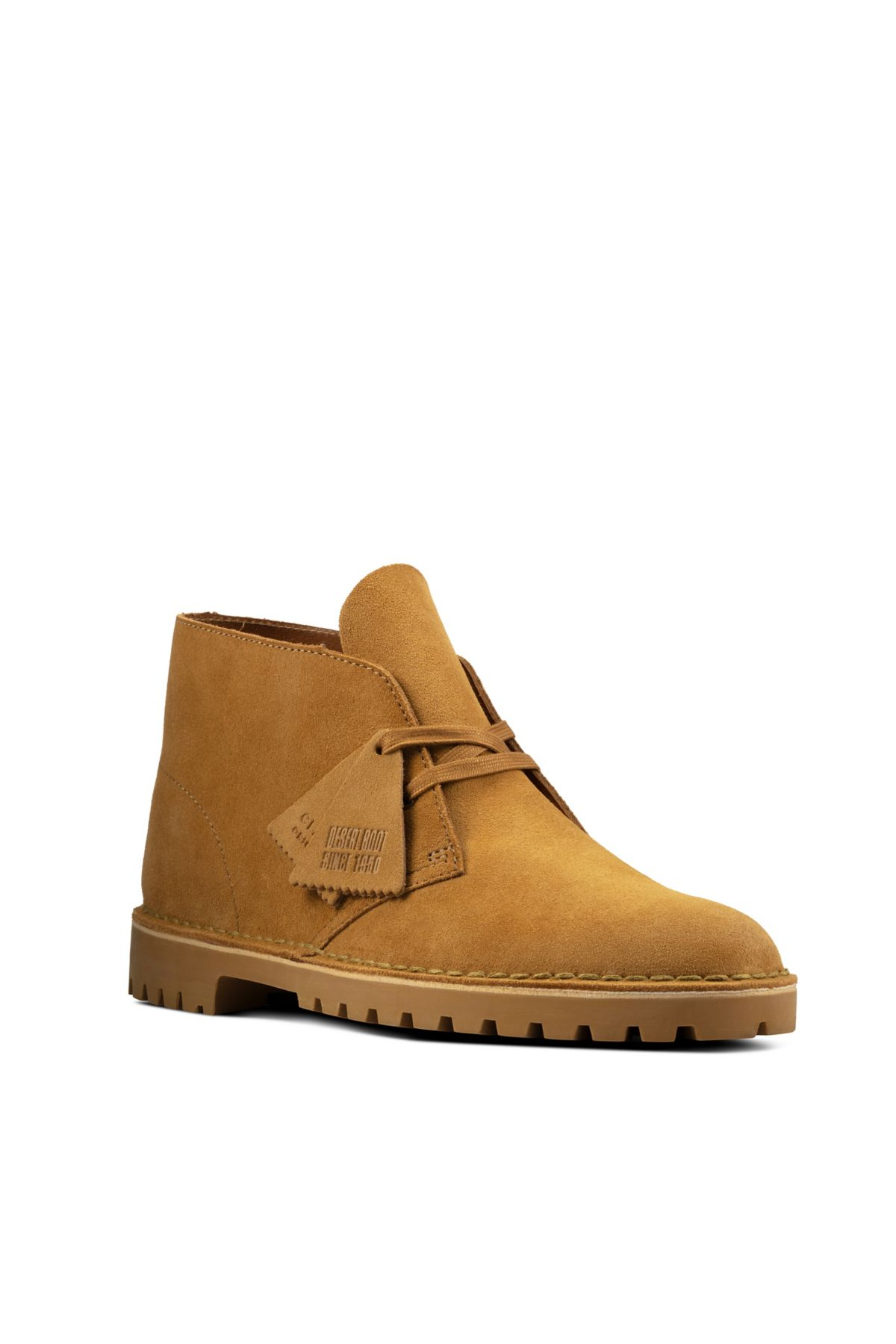 Men's Clarks Originals Desert Rock in Oakmoss Suede