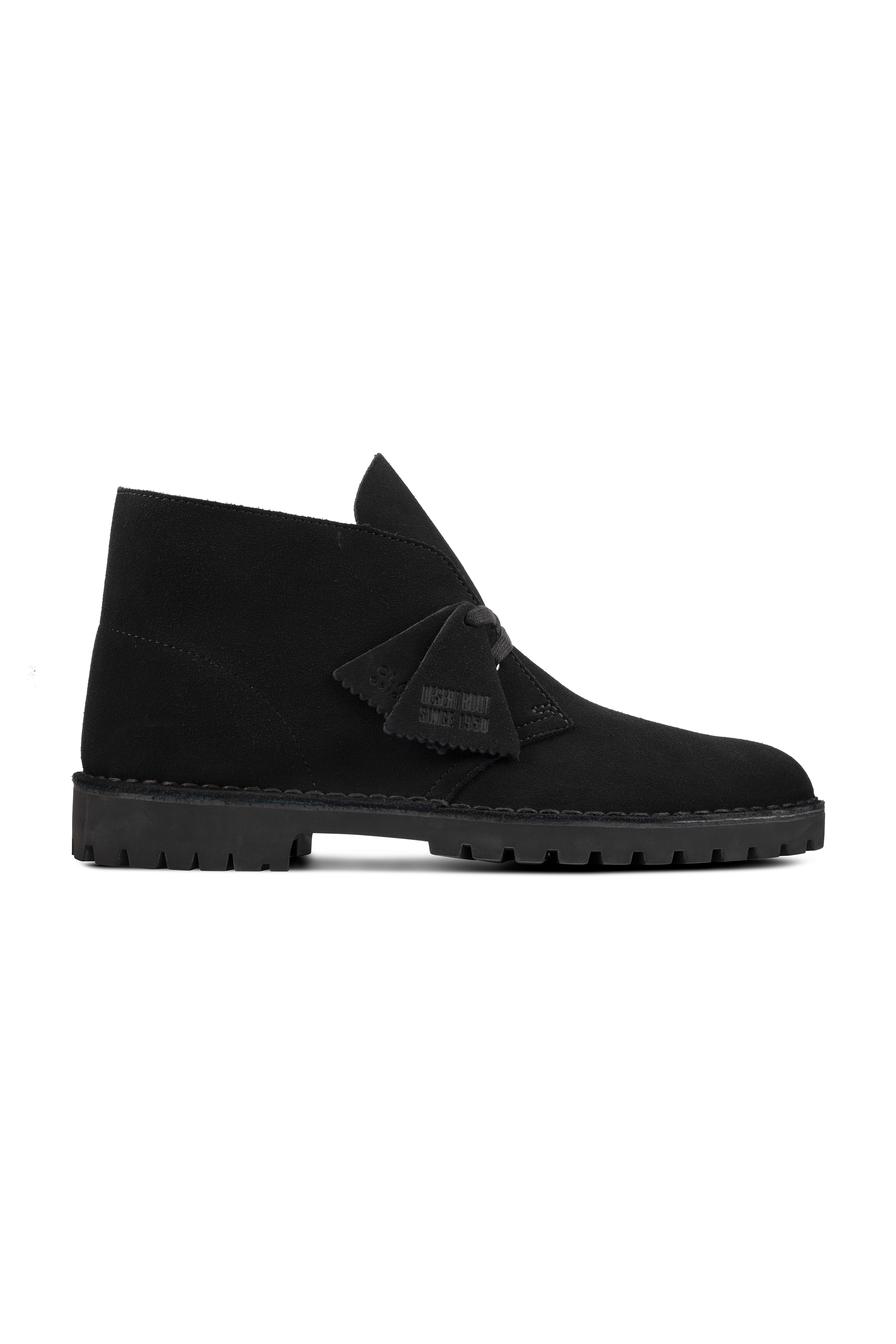 Desert Rock in Black Suede