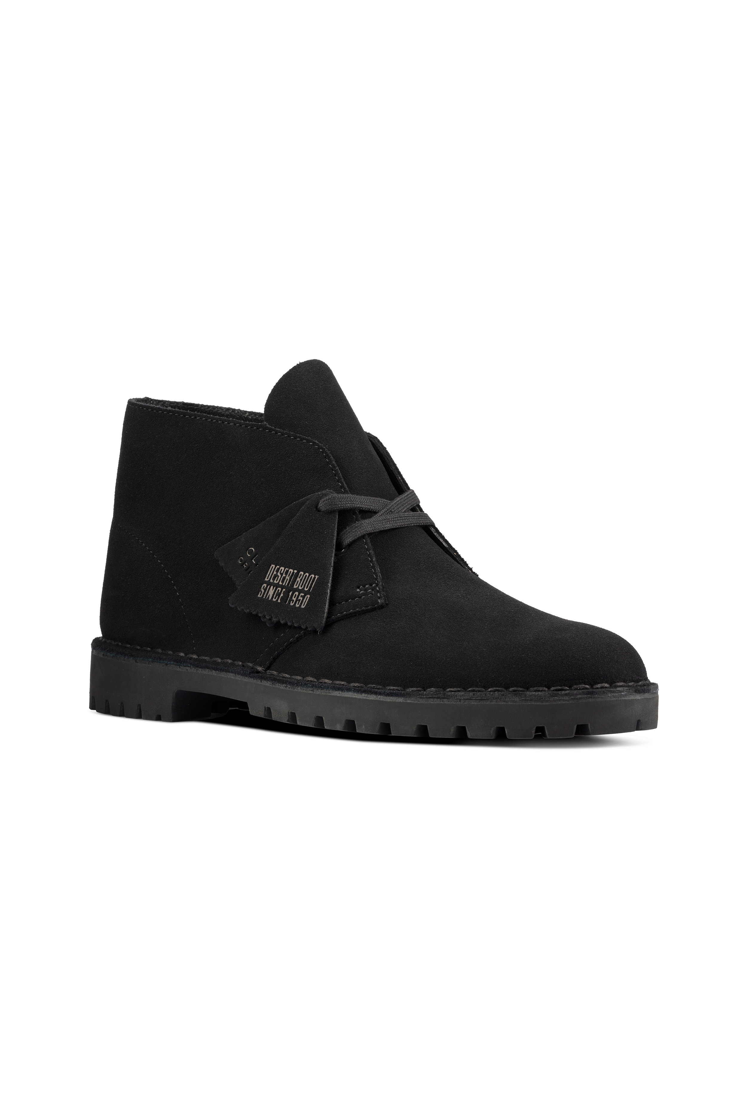 Desert Rock in Black Suede