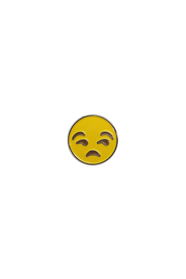 Annoyed Emoji Lapel Pin - Philistine