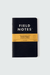 Field Notes Pitch Black Notebook Ruled 2 Pack