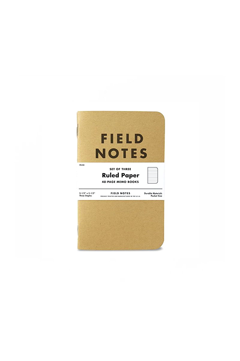 Field Notes Original Kraft Ruled Paper 3 Pack — Philistine