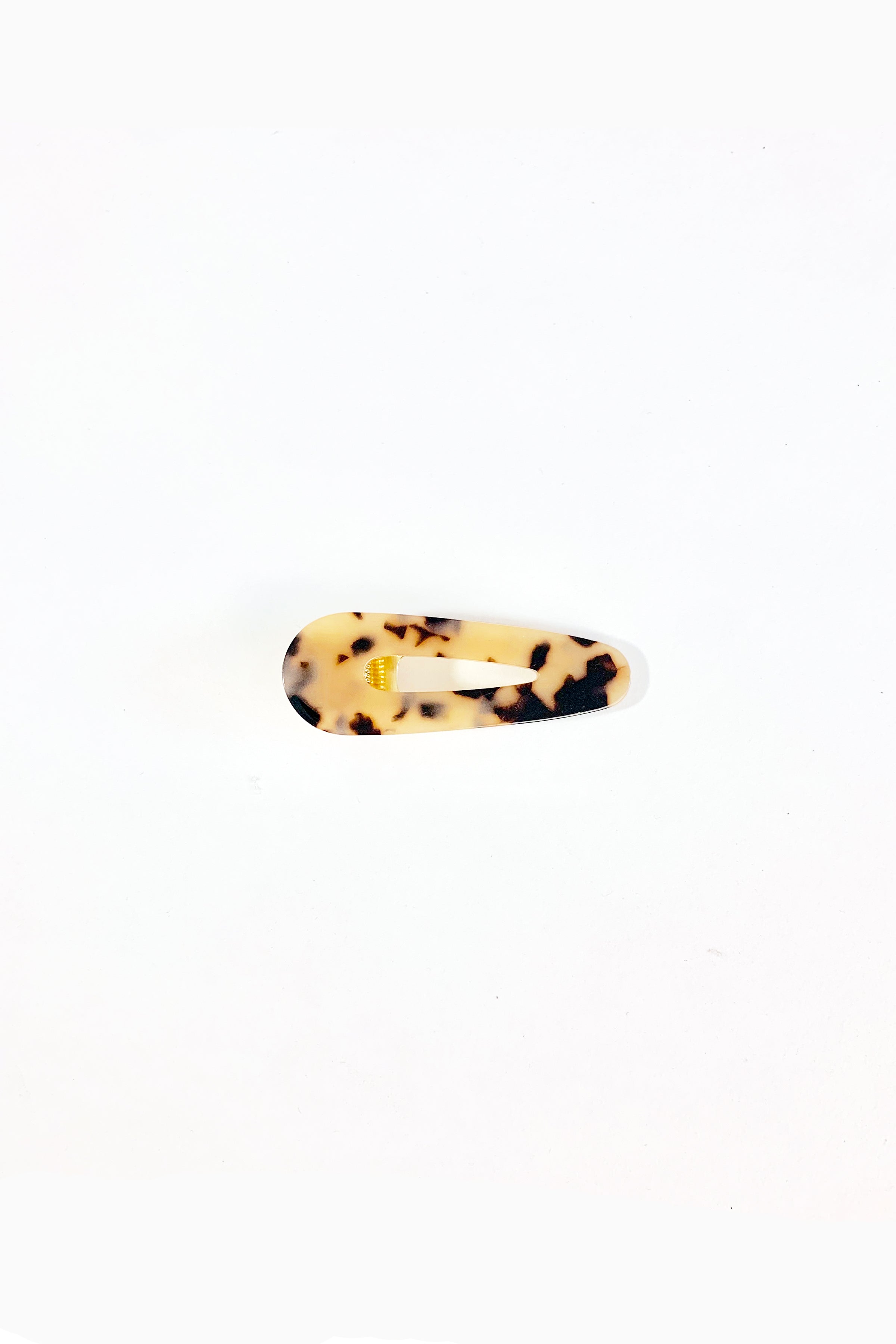 Flecked Barrette in Tortoise