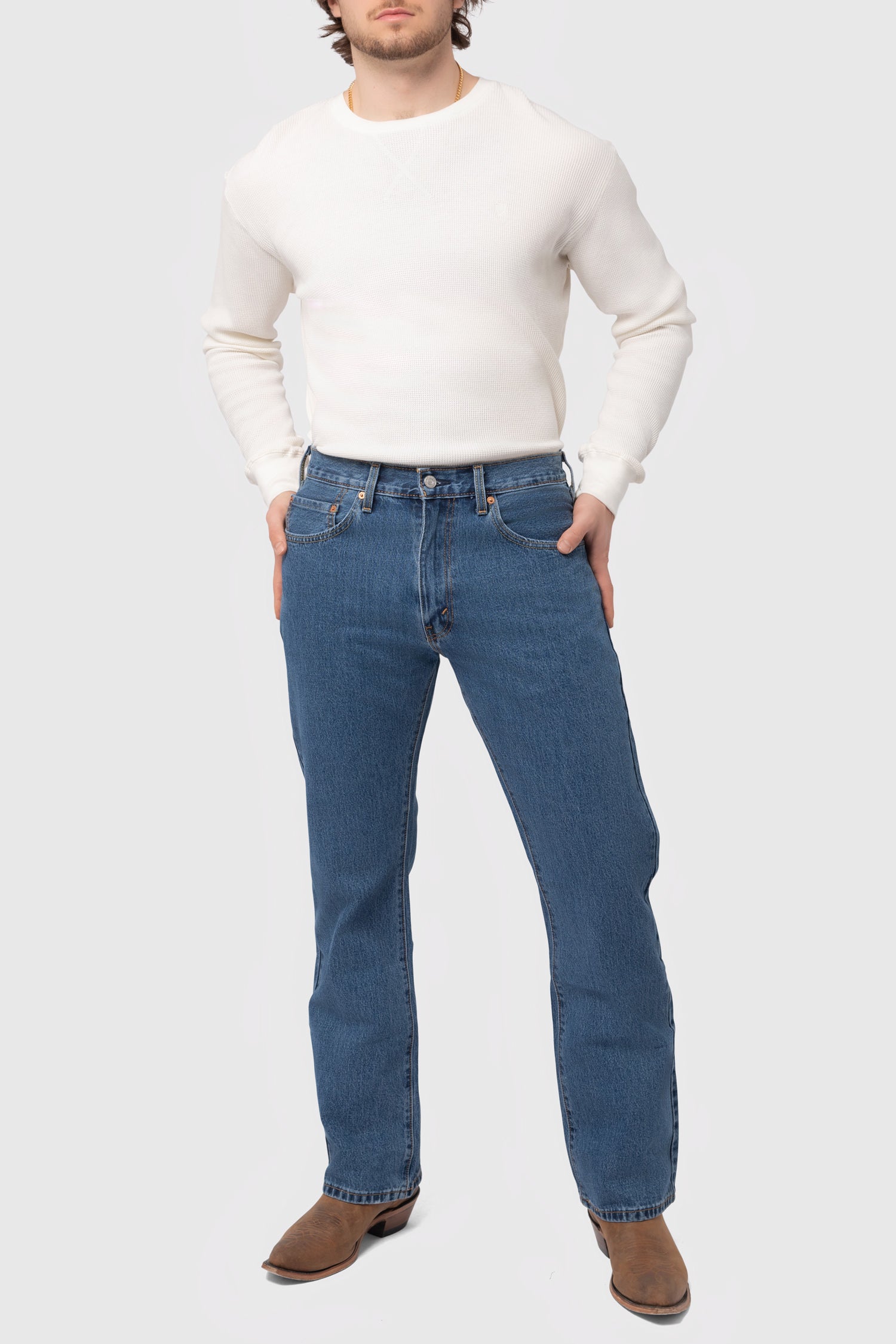 Men's Levi's 517 Bootcut in Medium Stonewash