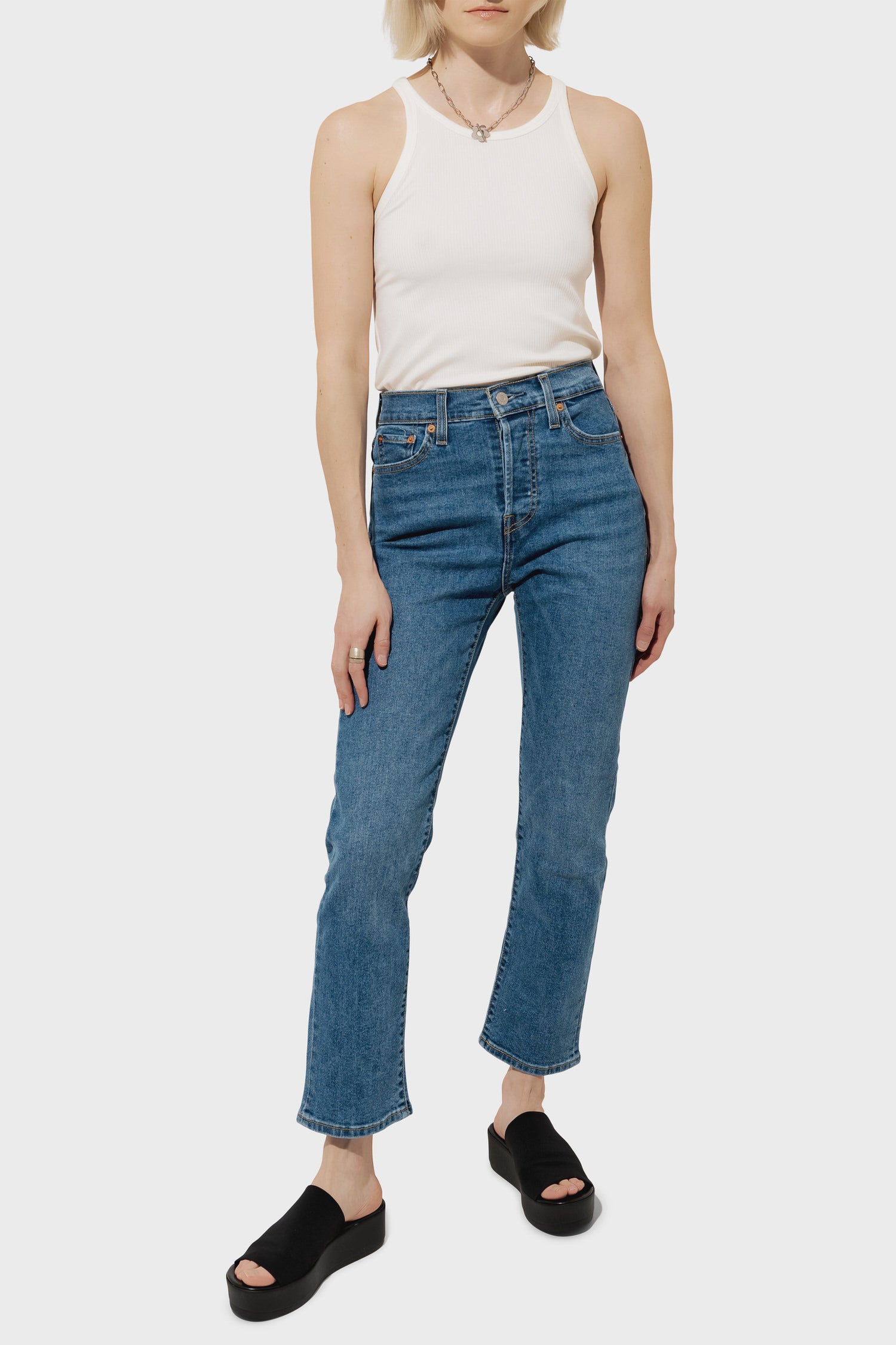 Women's Levi's Wedgie Straight Fit in Love in the Mist